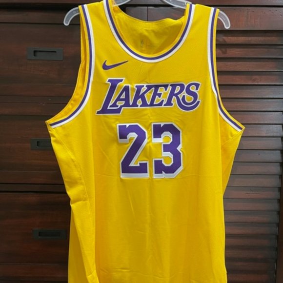 Lebron James LA Lakers Authentic Custom Jersey - Picture 1 of 3